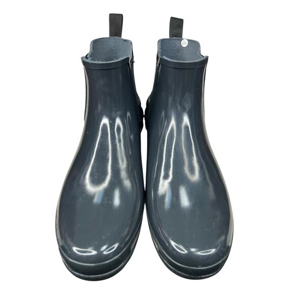 Hunter Women’s Quilted Refined Blue Chelsea Rain Boot Size US 10 - Picture 8 of 11